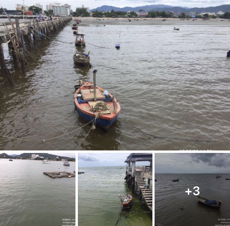น้ำทะเลเปลี่ยนสี แหลมแท่น หาดวอนนภา และเกาะลอย จ.ชลบุรี
