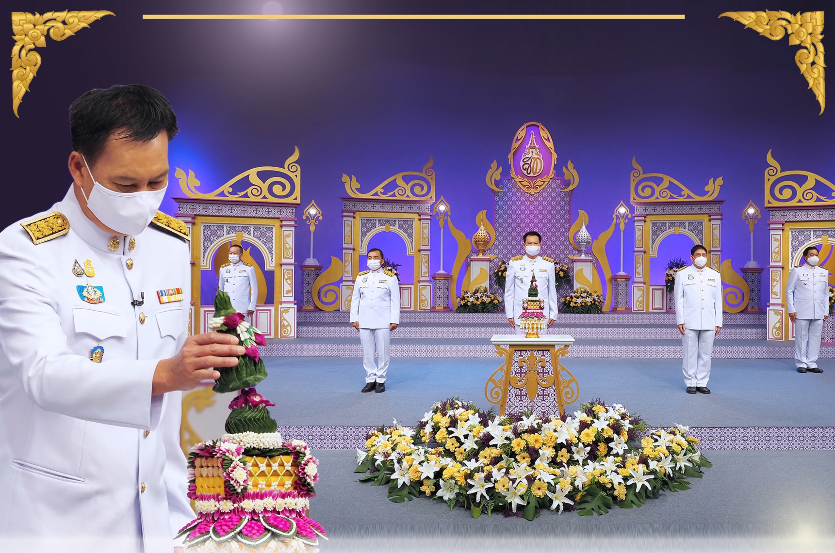 อธิบดี ทช. นำคณะผู้บริหารร่วมบันทึกเทปถวายพระพร สมเด็จพระนางเจ้าสุทิดา พัชรสุธาพิมลลักษณ พระบรมราชินี