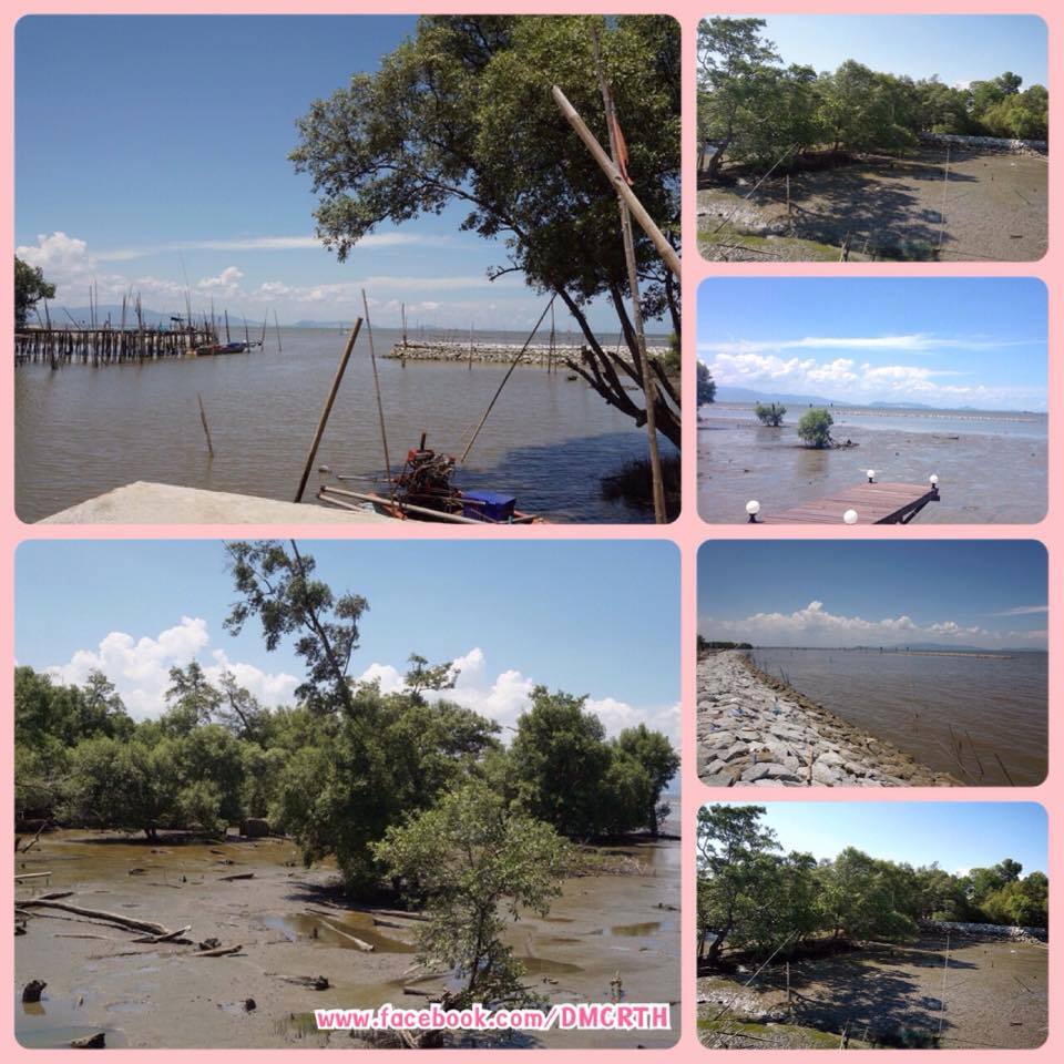 สถานภาพพื้นที่กัดเซาะบ้านสองคลอง เมืองแปดริ้ว