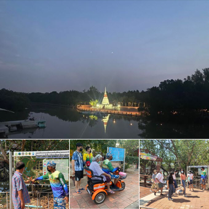 วันหยุด ไหว้พระขอพร ดูป่าดูนกที่พระเจดีย์กลางน้ำระยอง