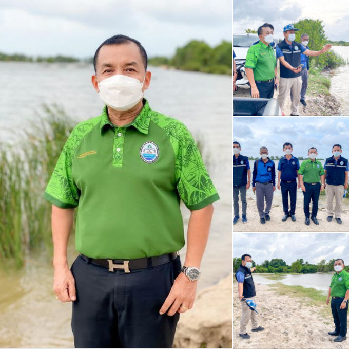 รองกรมทะเล นำทีมตรวจพื้นที่ปลูกป่าชายเลนสงขลา