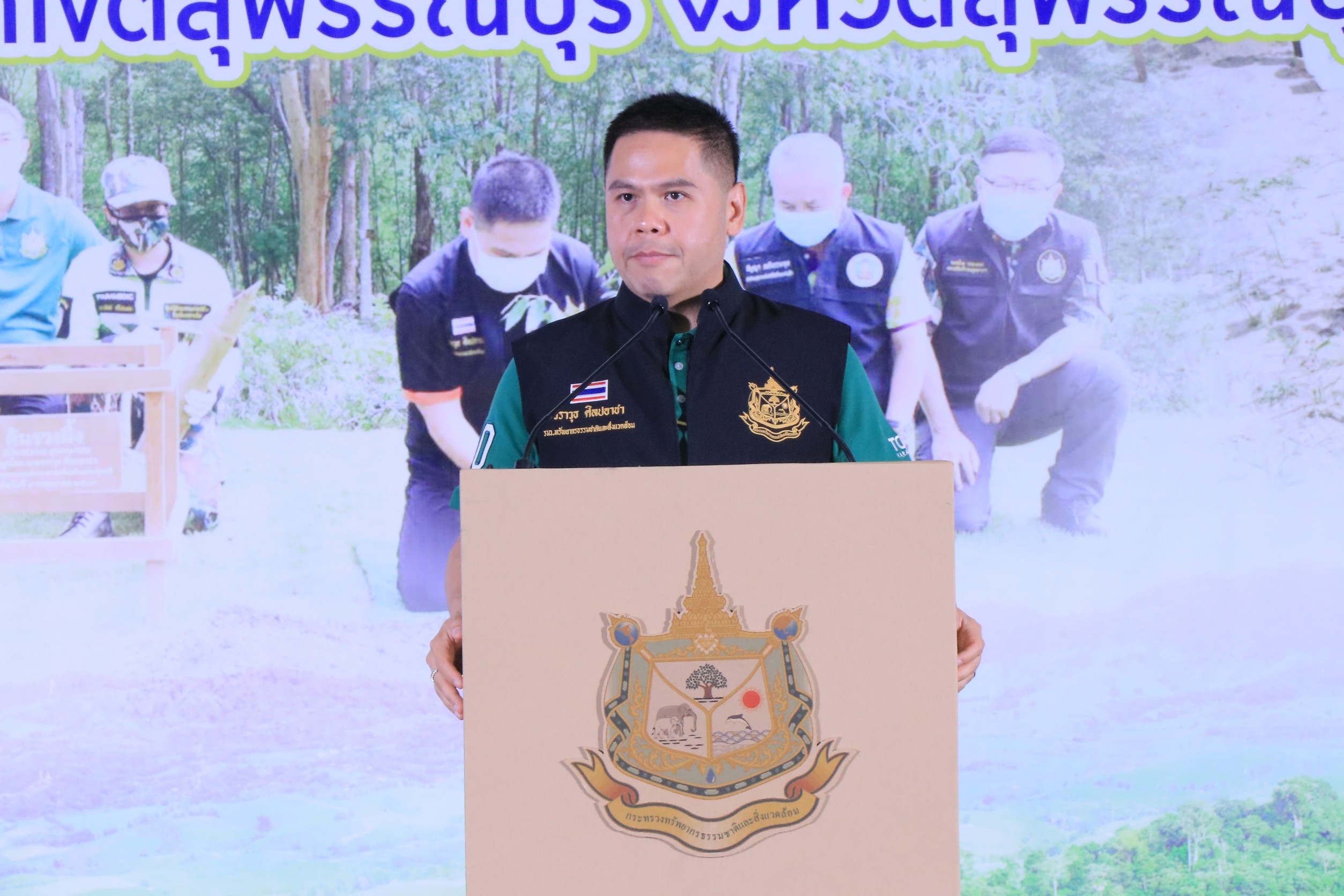 กรม ทช. ร่วมกิจกรรม “เพิ่มพื้นที่สีเขียว ลดวิกฤตโลกร้อน สู่เมืองคาร์บอนต่ำ”