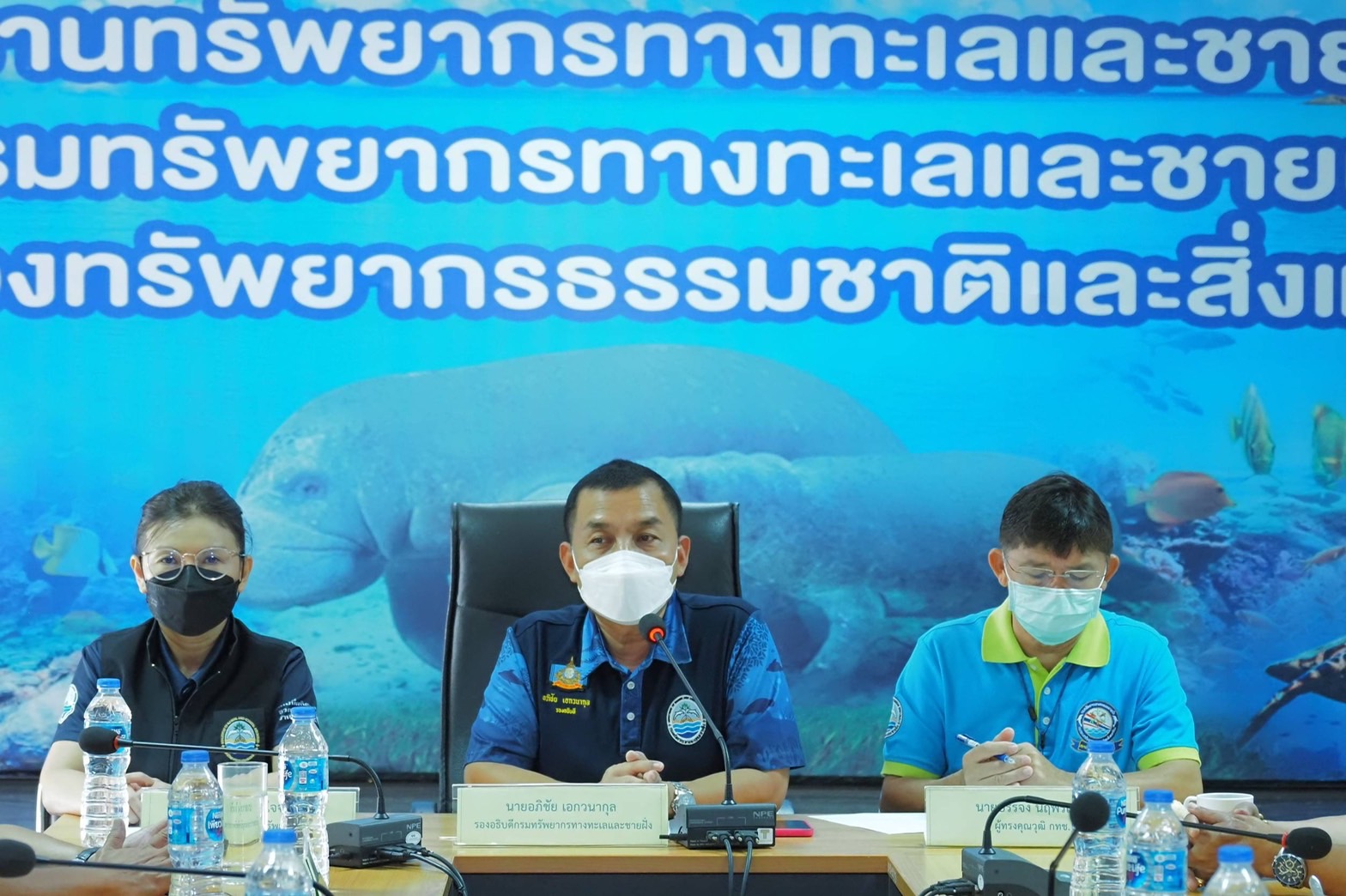 "รอง อธิบดี ทช." นำคณะประชุมชี้แจงสร้างความเข้าใจโครงการปลูกป่าชายเลนเพื่อประโยชน์จากคาร์บอนเครดิต กับชุมชนชายฝั่งท้องที่จังหวัดตรังและสตูล
