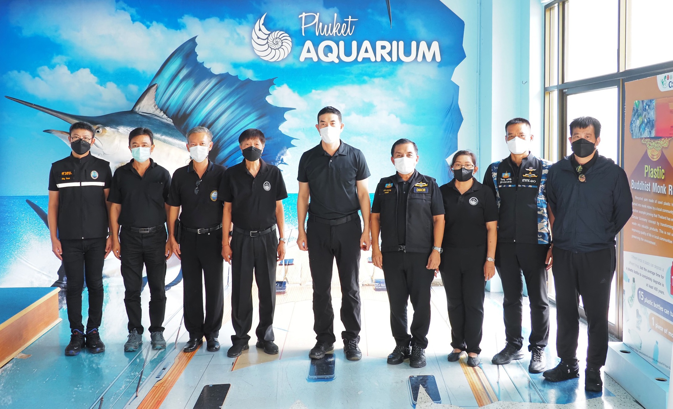 อทช. ลงพื้นที่ตรวจเยี่ยมสถานแสดงพันธุ์สัตว์น้ำภูเก็ต พร้อมให้แนวทางการปฏิบัติงาน แก่เจ้าหน้าที่ศูนย์วิจัยทรัพยากรทางทะเลและชายฝั่งทะเลอันดามันตอนบน