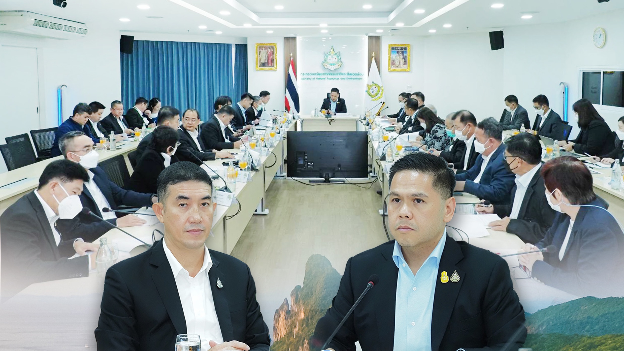 กรมทะเลและชายฝั่ง ร่วมประชุมผู้บริหารกระทรวงทรัพยากรธรรมชาติและสิ่งแวดล้อม