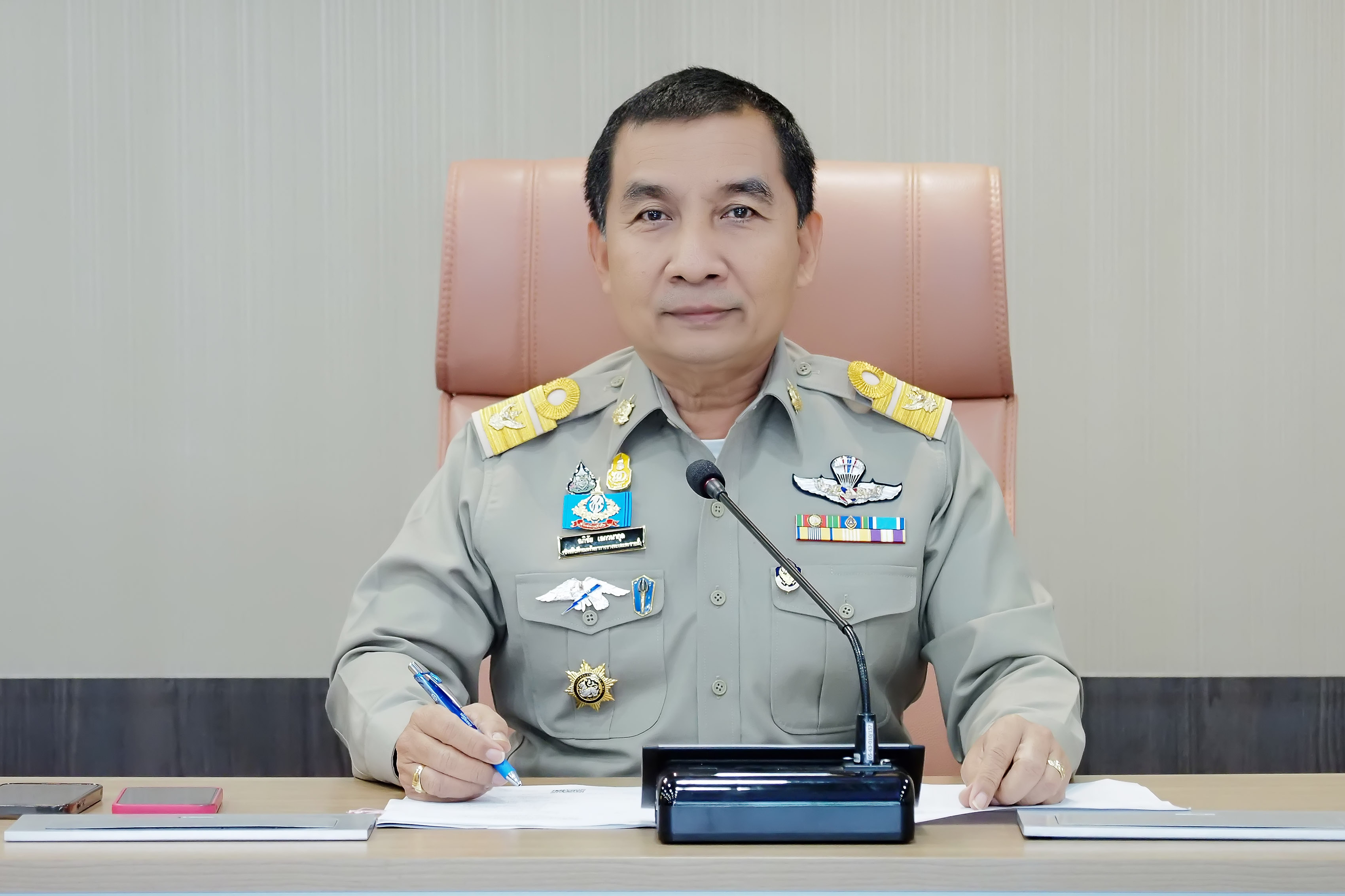 รรท.อทช. ประชุมติดตามความคืบหน้าการดำเนินงานด้านการป้องกันและปราบปราม