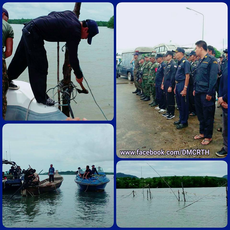 ทช.ร่วมศปมผ. รื้อถอนโพงพางทะเลตรัง