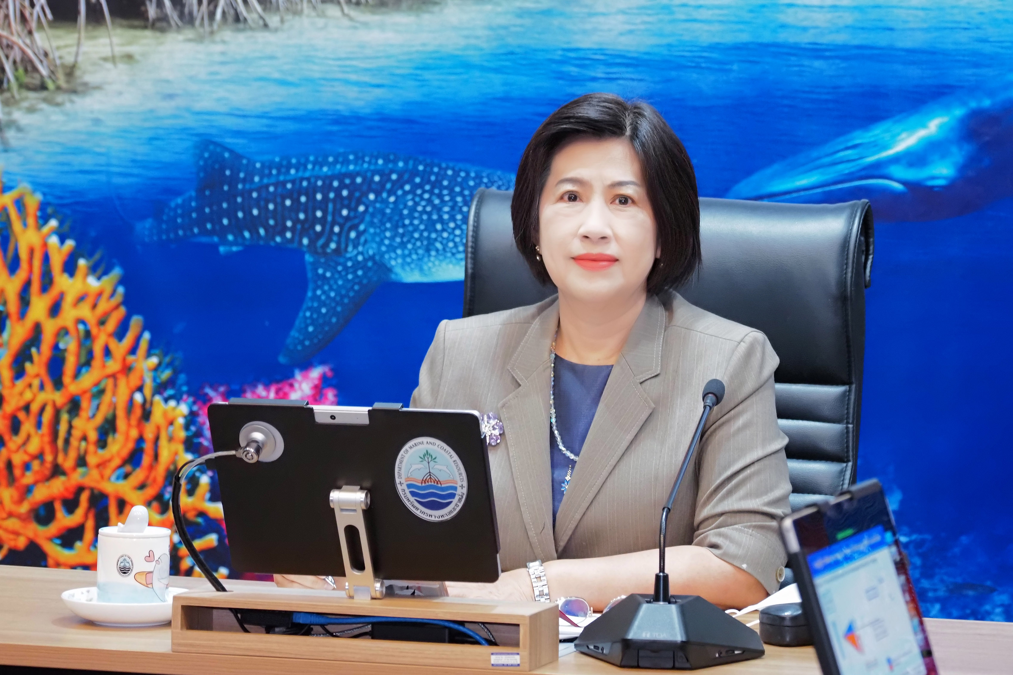 กรมทะเลชายฝั่ง จัดประชุมเพื่อทำความเข้าใจ และวางแผนการดำเนินงานเกี่ยวกับเศรษฐกิจสีน้ำเงิน