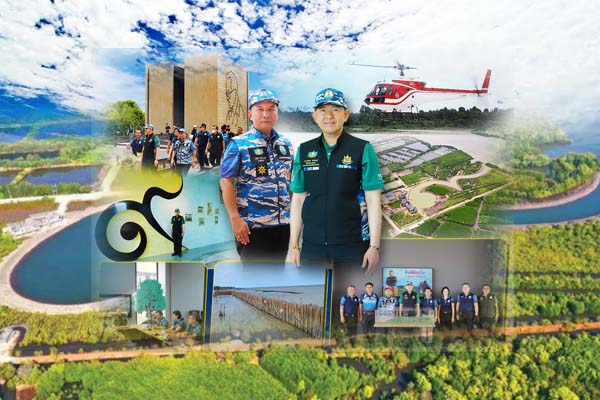 “ที่ปรึกษา รมว.ทส.” ลงพื้นที่ตรวจติดตามการดำเนินงานโครงการสวนพฤกษศาสตร์ป่าชายเลนนานาชาติ ร.9 จังหวัดจันทบุรี