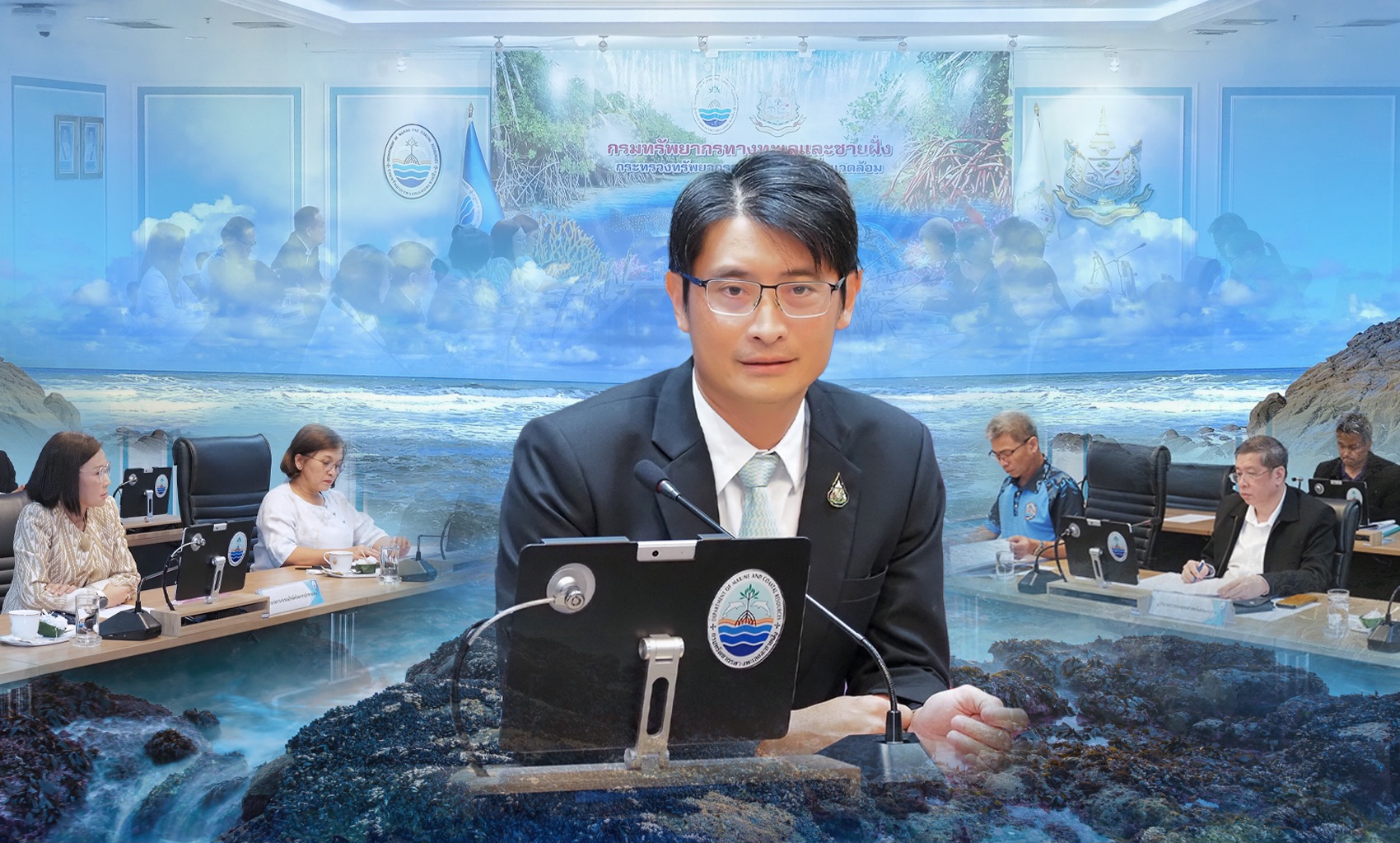 อธิบดี ทช. ประชุมผู้บริหารฯ นัดแรก เน้นทำงานเชิงรุก - โปร่งใส่ - ทันสมัยด้วยเทคโนโลยี