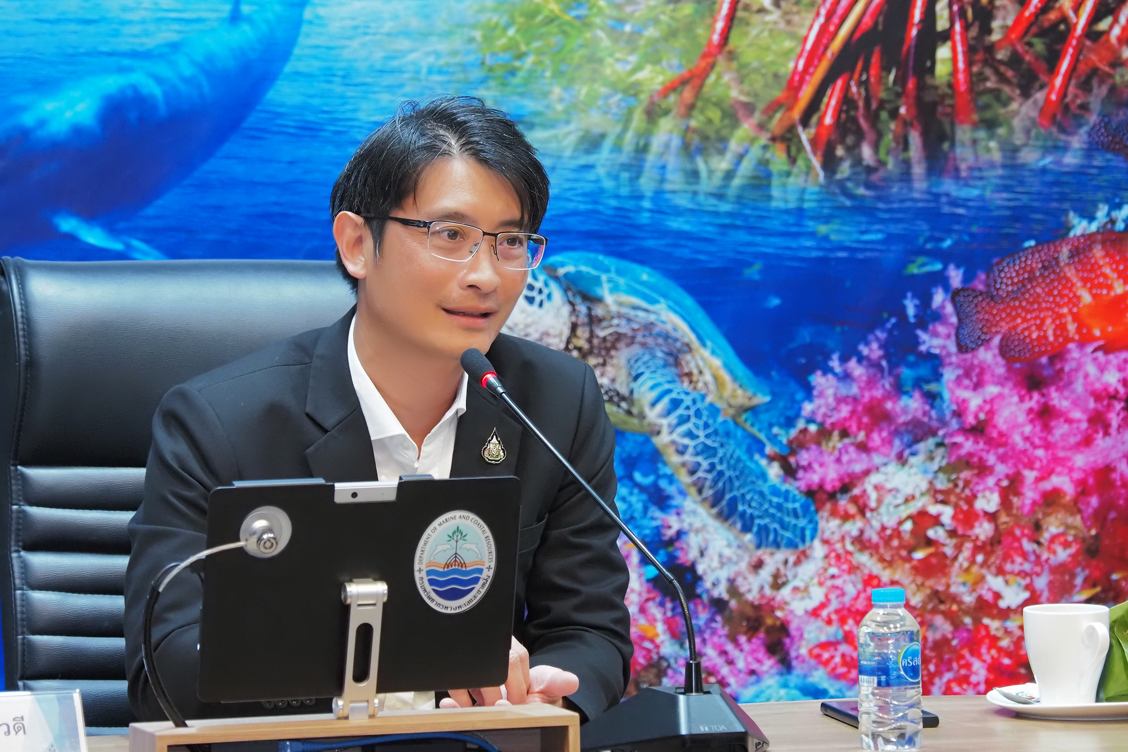กรม ทช. จัดโครงการประชุมเพื่อซักซ้อม เร่งรัด และเพิ่มประสิทธิภาพการปฏิบัติงานด้านป่าชายเลน