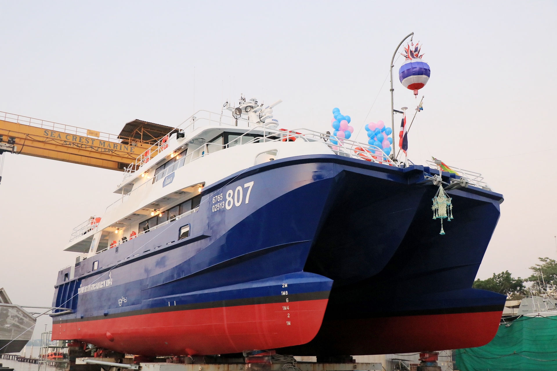 “กรมทะเล” ถือฤกษ์ดีปล่อยเรือ “โลมา” ลงน้ำ เสริมทัพภารกิจอนุรักษ์ฟื้นฟูทรัพยากรทางทะเลและชายฝั่ง