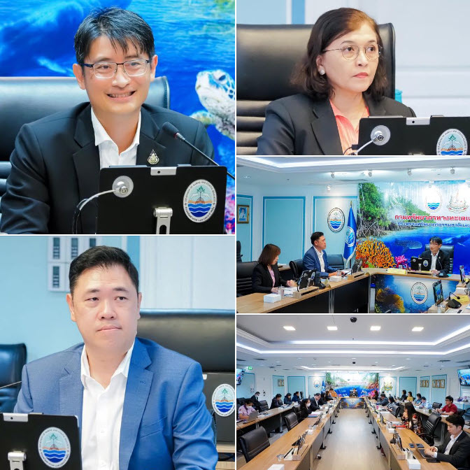 กรมทะเล ร่วมกับ กรมควบคุมมลพิษ ประชุมคณะอนุกรรมการการจัดการปริมาณสารอาหารในแหล่งน้ำผิวดินและทะเล ครั้งที่ 1/2567