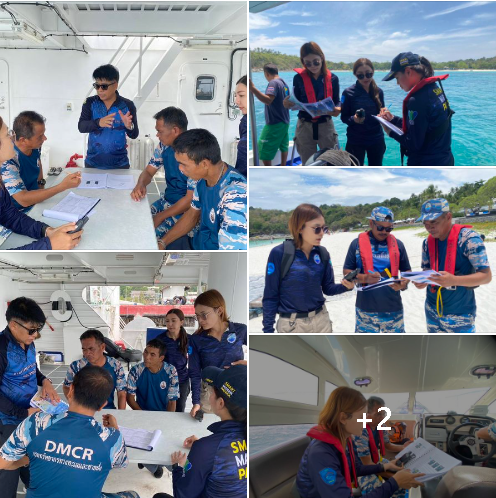 กรม ทช. ลงพื้นที่ปฏิบัติงานลาดตระเวนเชิงคุณภาพทางทะเล (Smart Marine Patrol) บริเวณพื้นที่หมู่เกาะราชา