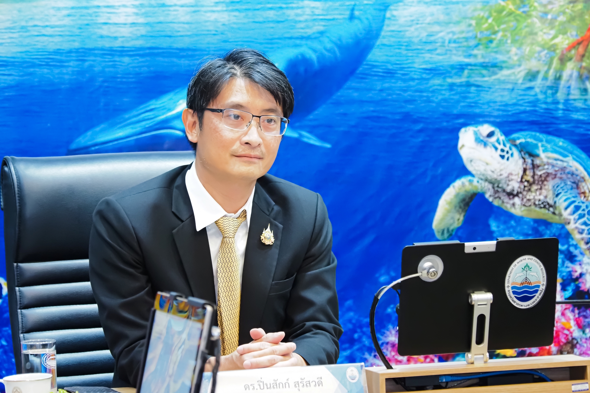อธิบดีกรมทะเล นัดประชุมผู้บริหารกรมฯ ติดตามความคืบหน้าการดำเนินงานด้านการบริหารจัดการทรัพยากรทางทะเลและชายฝั่ง