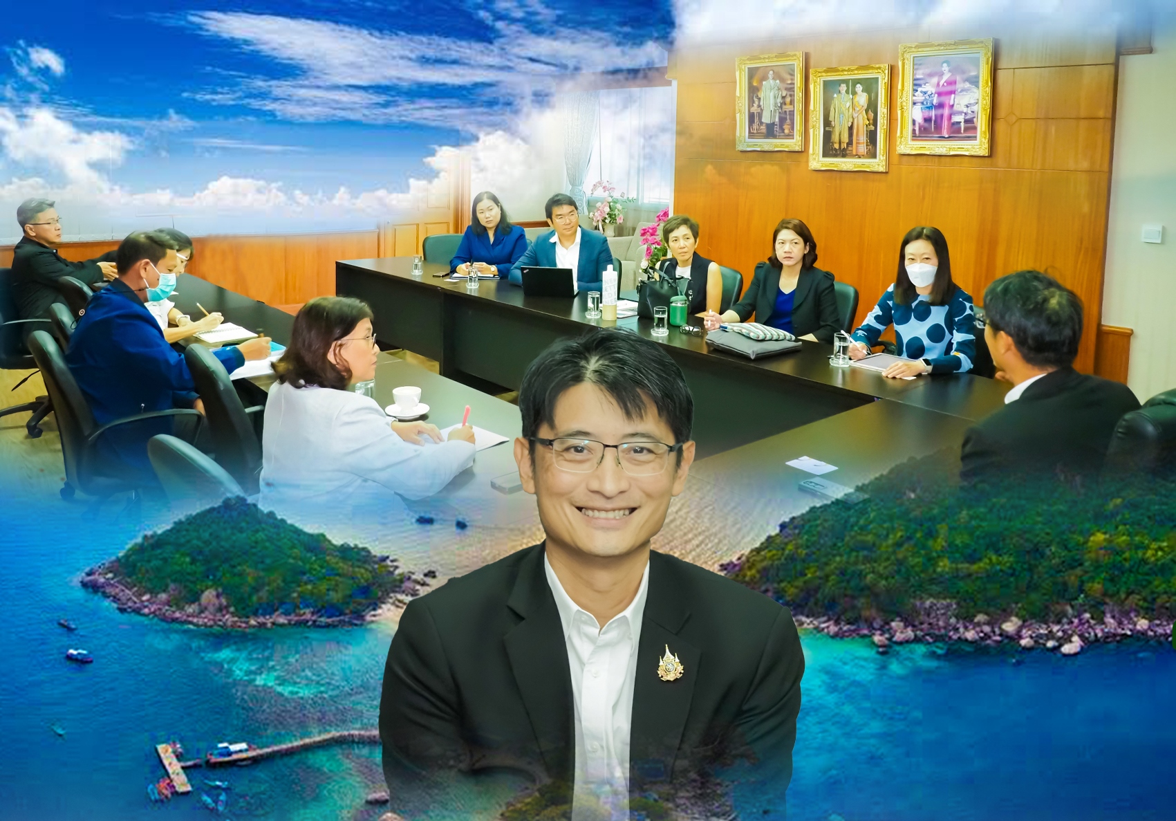 กรมทะเล ร่วมกับ TCP หารือการดำเนินงานด้านการจัดการสิ่งแวดล้อม ในพื้นที่เกาะเต่า จังหวัดสุราษฎร์ธานี เพื่อสร้างสิ่งแวดล้อมที่ยั่งยืน