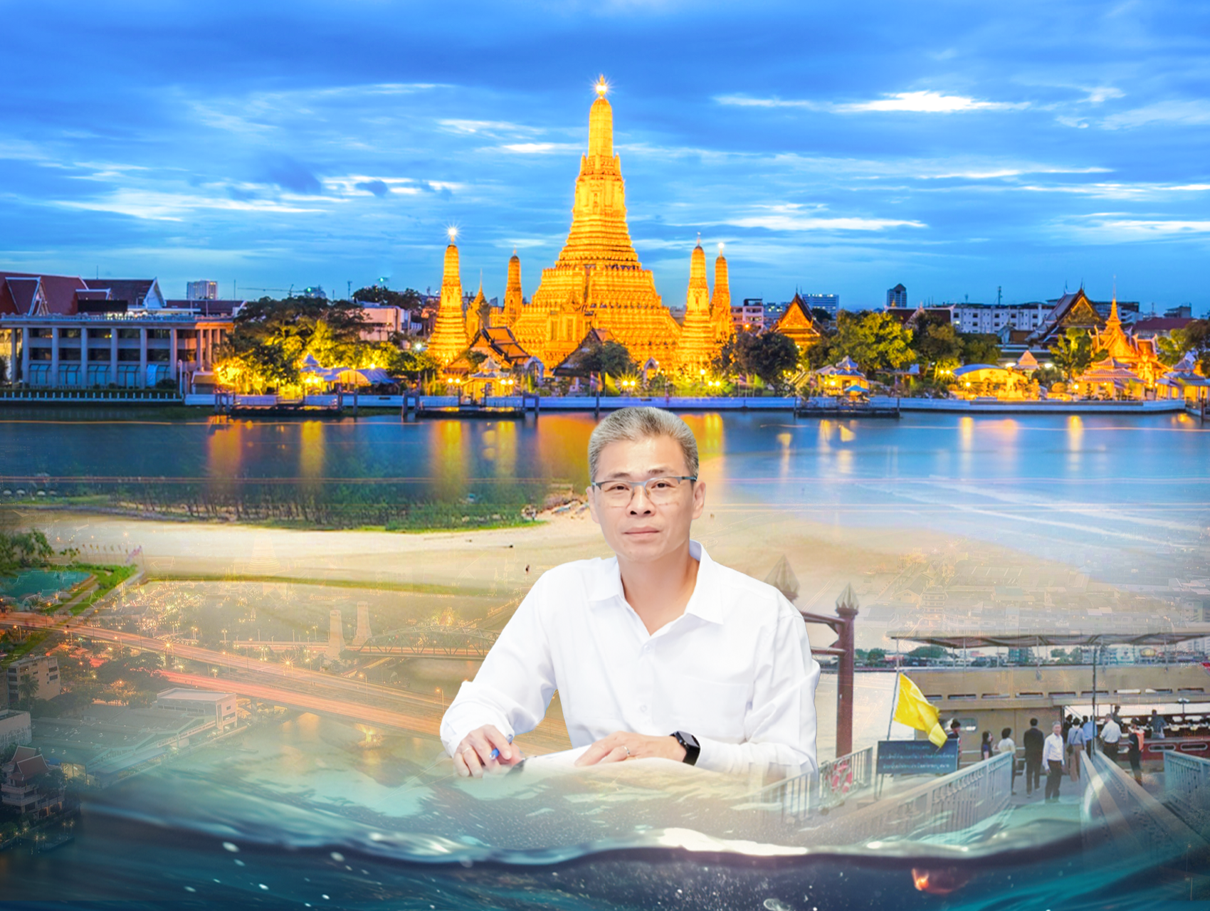 รองอธิบดี ทช. หารือการขยายกรอบความร่วมมือของโครงการวิจัยร่วมไทย-จีนด้านทะเล ภายใต้กิจกรรม Working Dinner บริเวณแม่น้ำเจ้าพระยา