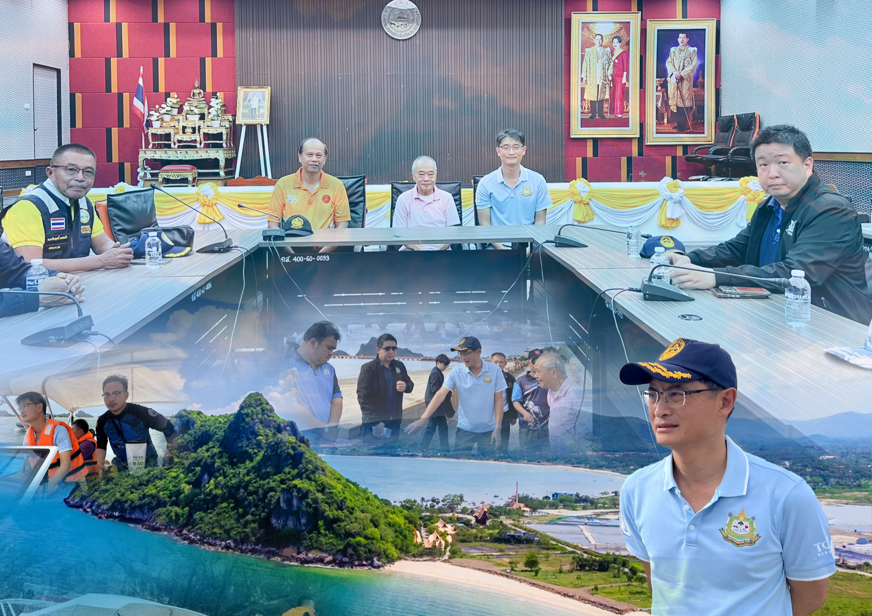 อธิบดี ทช. ร่วมหารือขับเคลื่อนกลไกการแก้ไขปัญหาการจัดการน้ำจังหวัดประจวบคีรีขันธ์