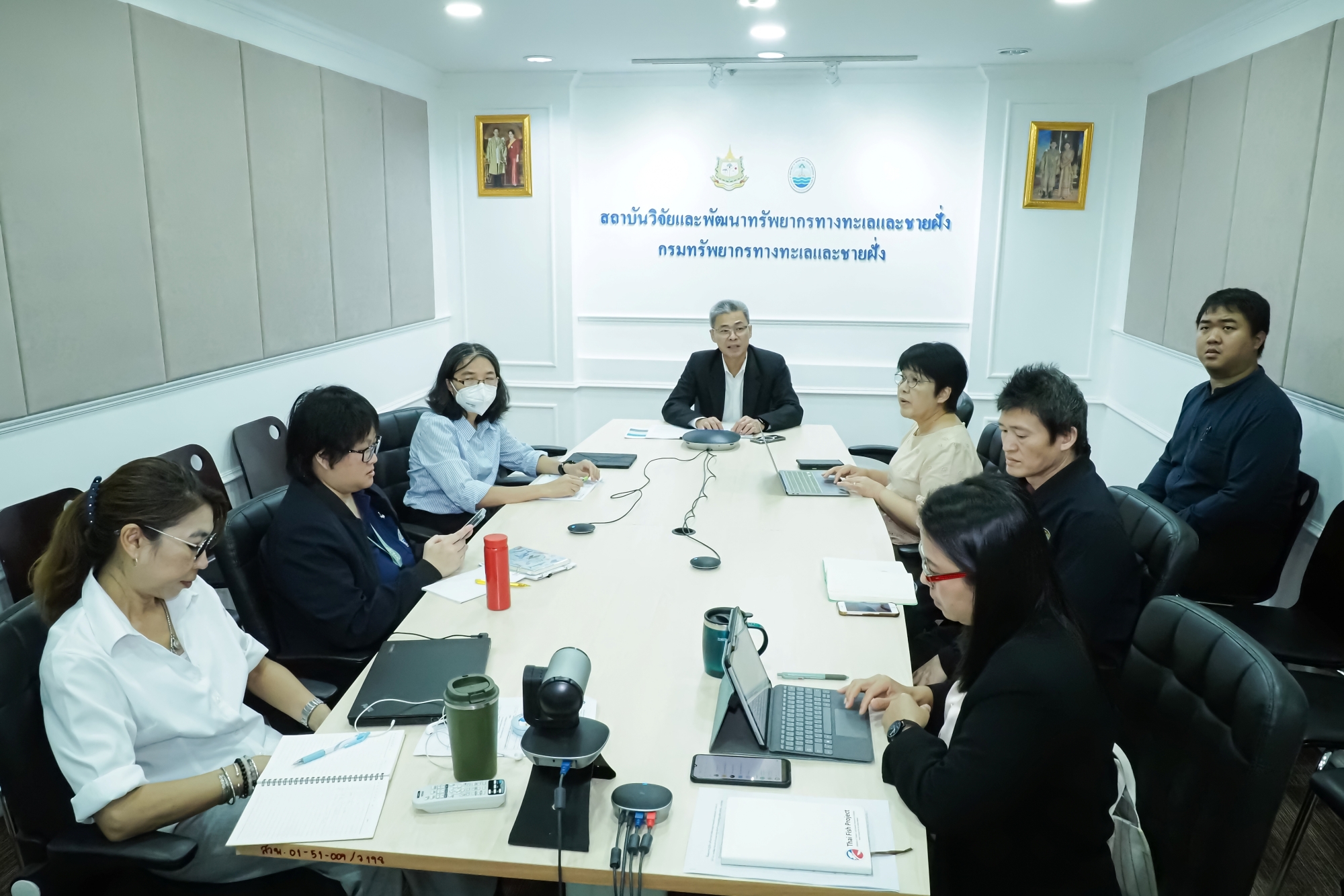 กรมทะเล ประชุมหารือแนวทางการตรวจติดตามและแจ้งเตือนการเกิดปรากฏการณ์น้ำทะเลเปลี่ยนสี