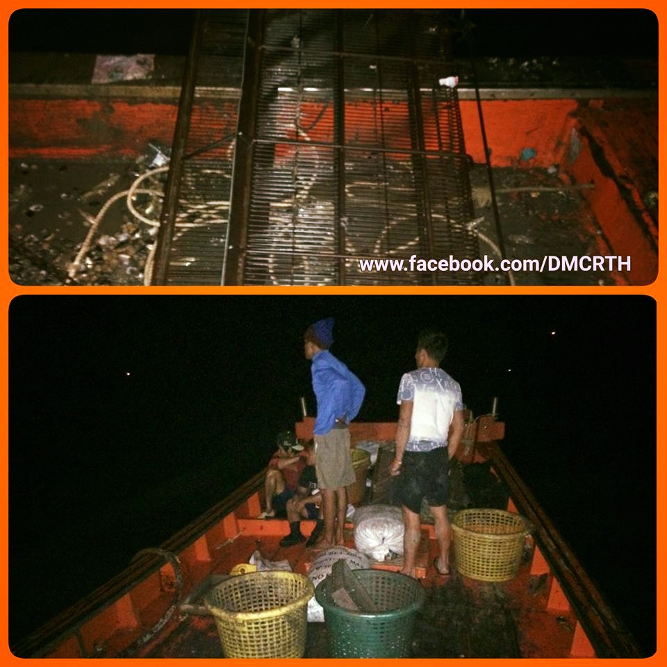 จับกุมเรือคราดหอยแครง ๓ ลำ พื้นที่บางปู