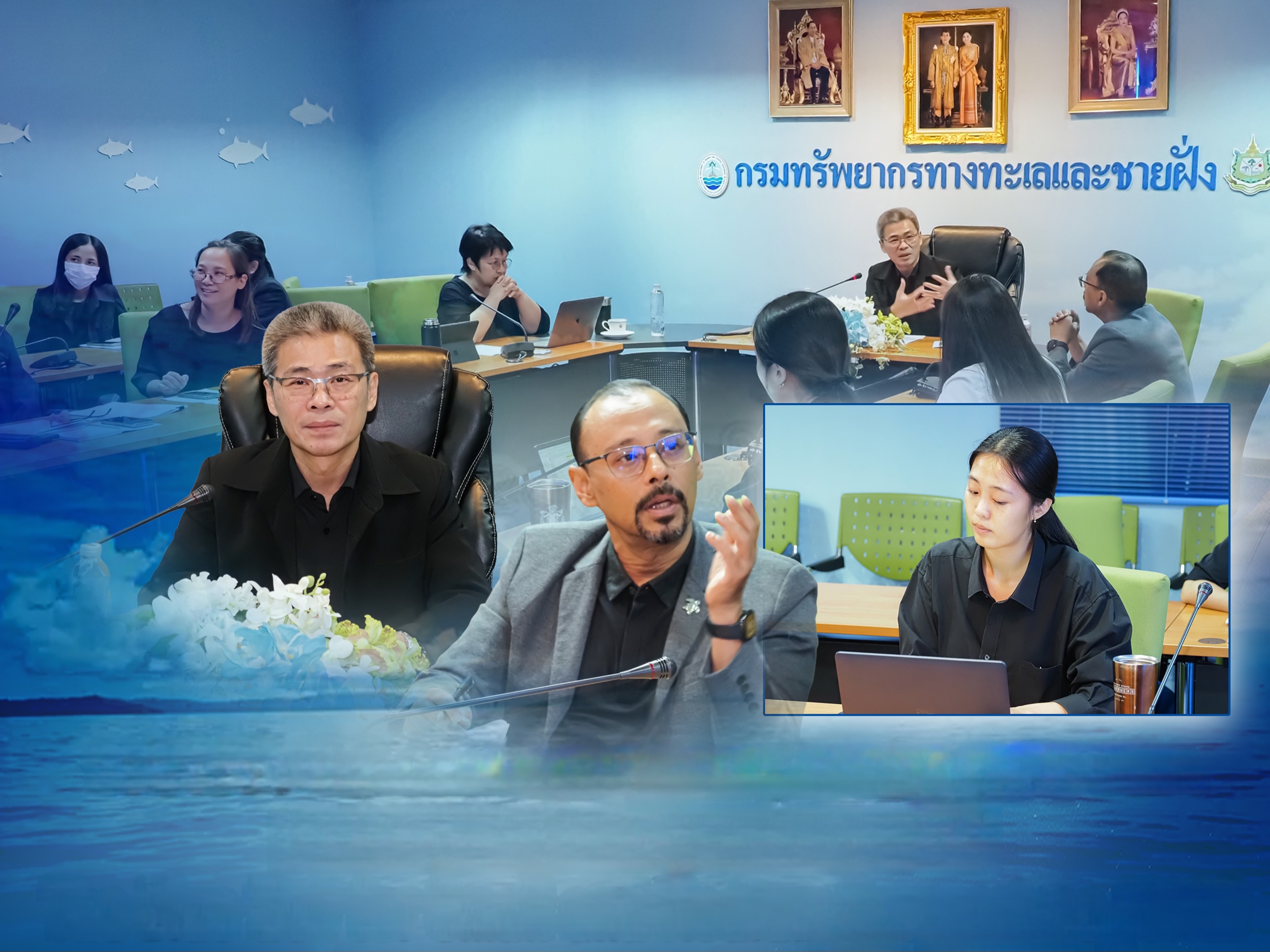 กรมทะเล ร่วมกับ สำนักเลขาธิการ COBSEA ประชุมหารือข้อเสนอโครงการ The Blue Way for Small and Medium Enterprises (SME)