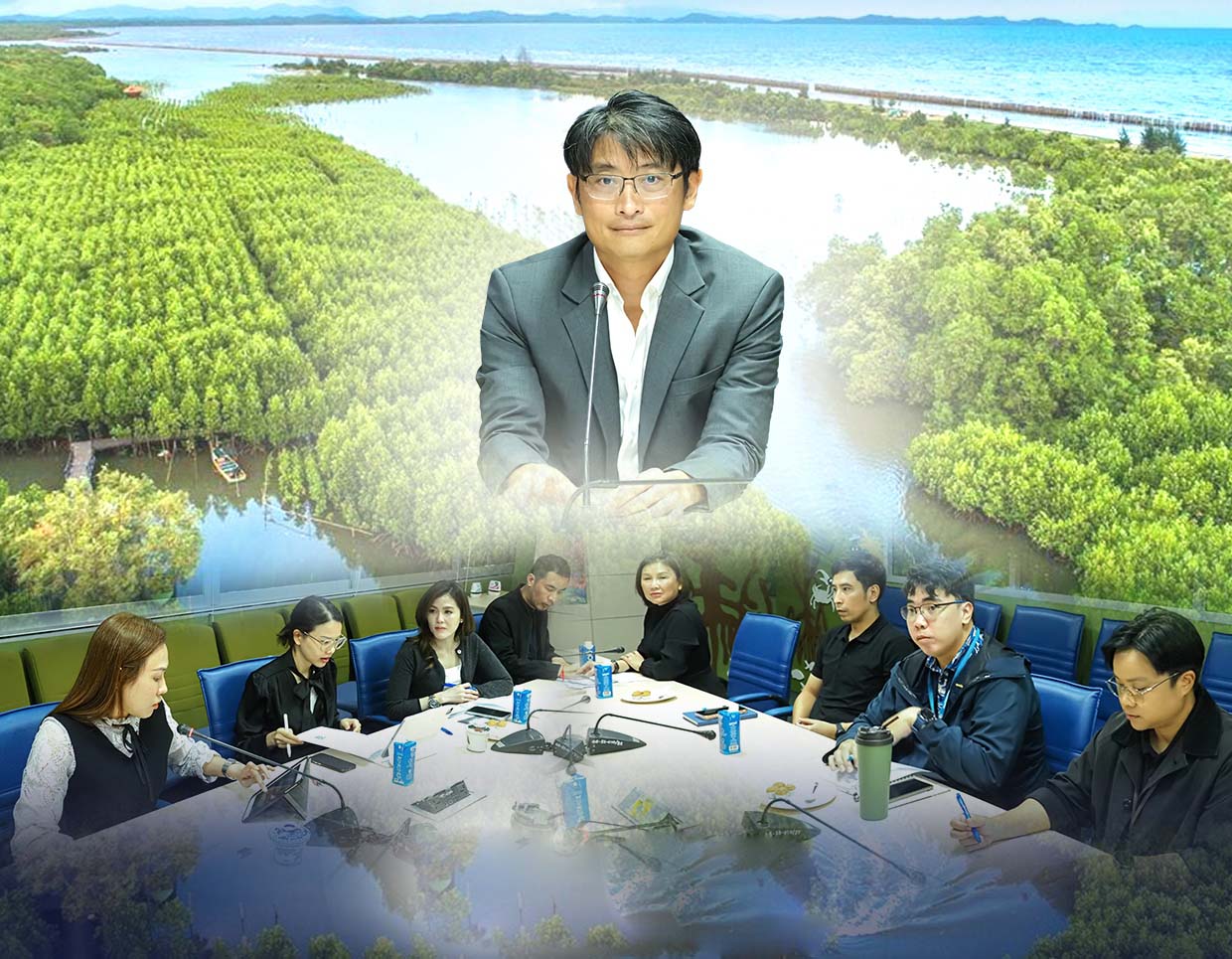 กรม ทช. ประชุมคณะกรรมการบริหารโครงการปลูกป่าชายเลน เพื่อประโยชน์จากคาร์บอนเครดิต