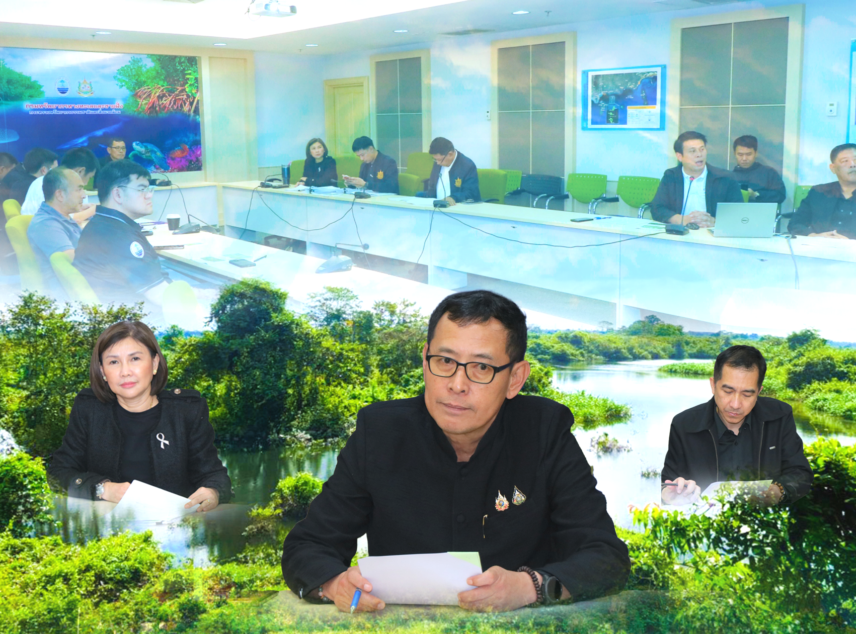 กรม ทช. ประชุมคณะกรรมการหาแนวทางแก้ปัญหาผลกระทบจากแผนทวงคืนผืนป่าชายเลน