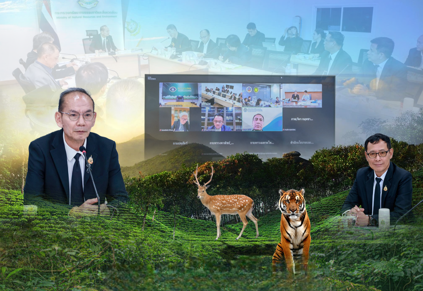รองอธิบดี ทช. ร่วมประชุมคกก.สงวนและคุ้มครองสัตว์ป่า เร่งพิจารณาพื้นที่อนุรักษ์–โครงการพัฒนา และสถานภาพ “นกกรงหัวจุก”