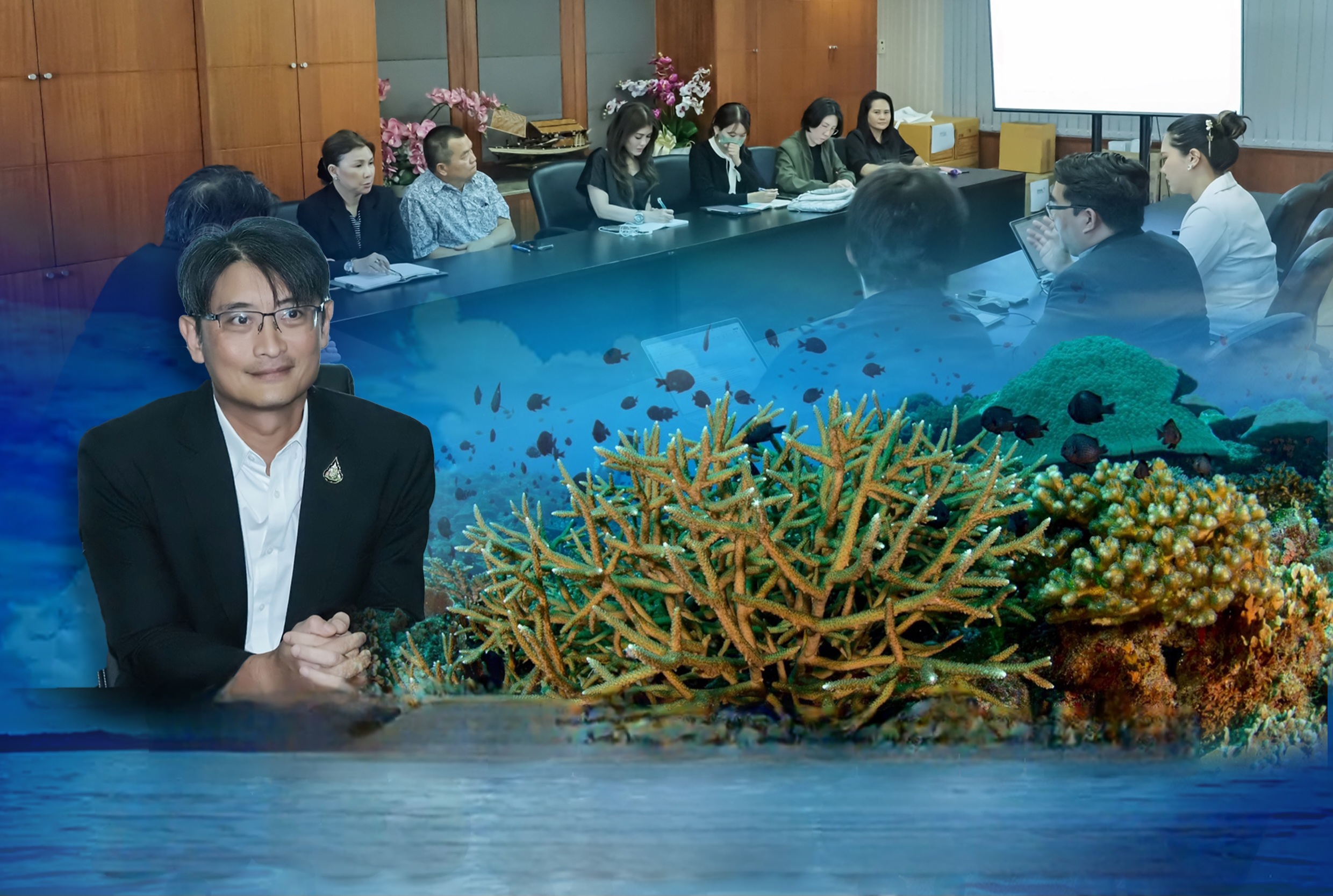 กรมทะเล หารือกรอบการทำงานร่วม 30×30 Ocean Strategy ขับเคลื่อนการอนุรักษ์ทะเลและชายฝั่งสู่ความยั่งยืน