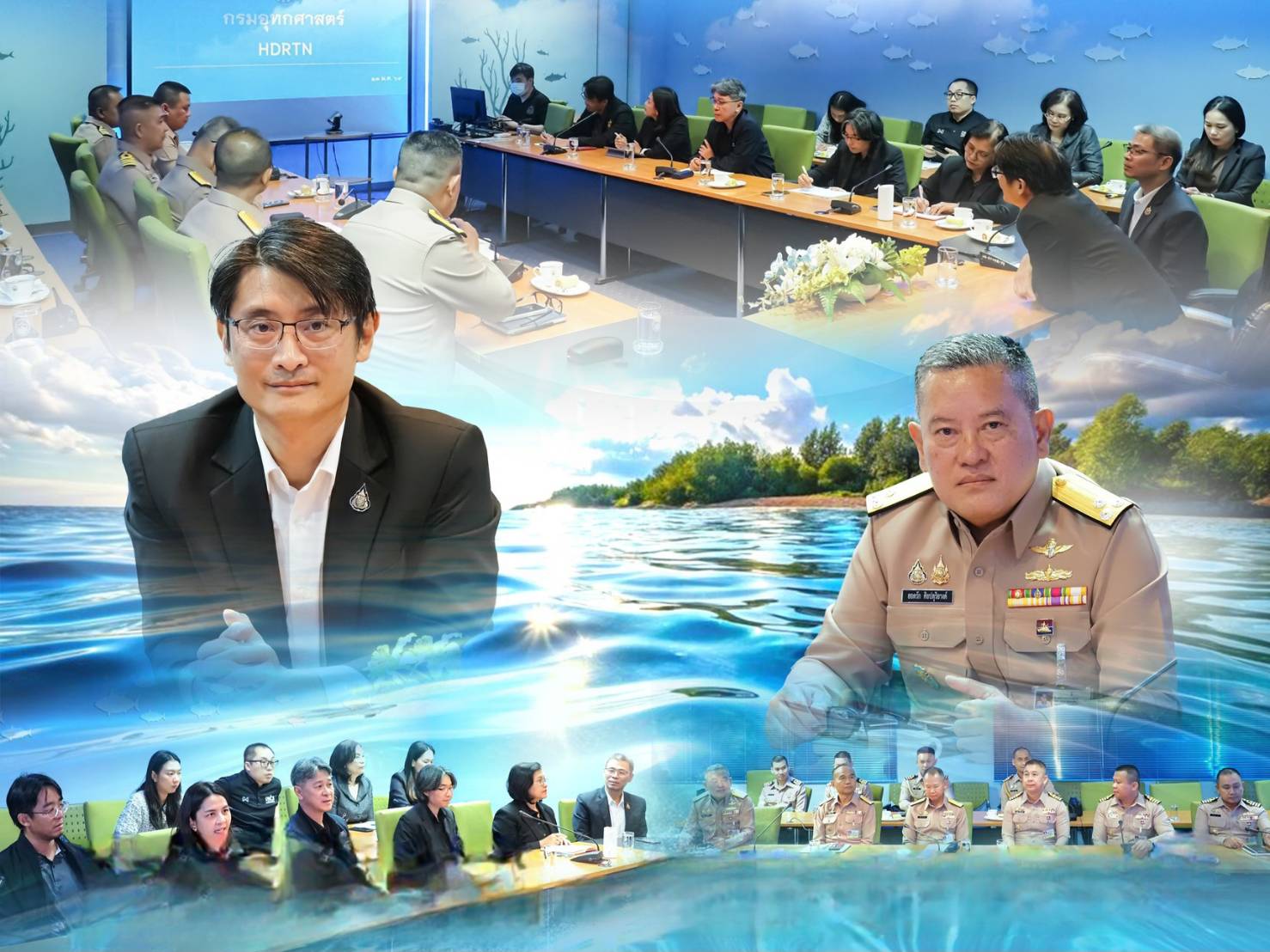กรมทะเล – กรมอุทกศาสตร์ กระชับความร่วมมือทางทะเล เสริมพลังข้อมูลภูมิสารสนเทศเพื่อการพัฒนาประเทศ
