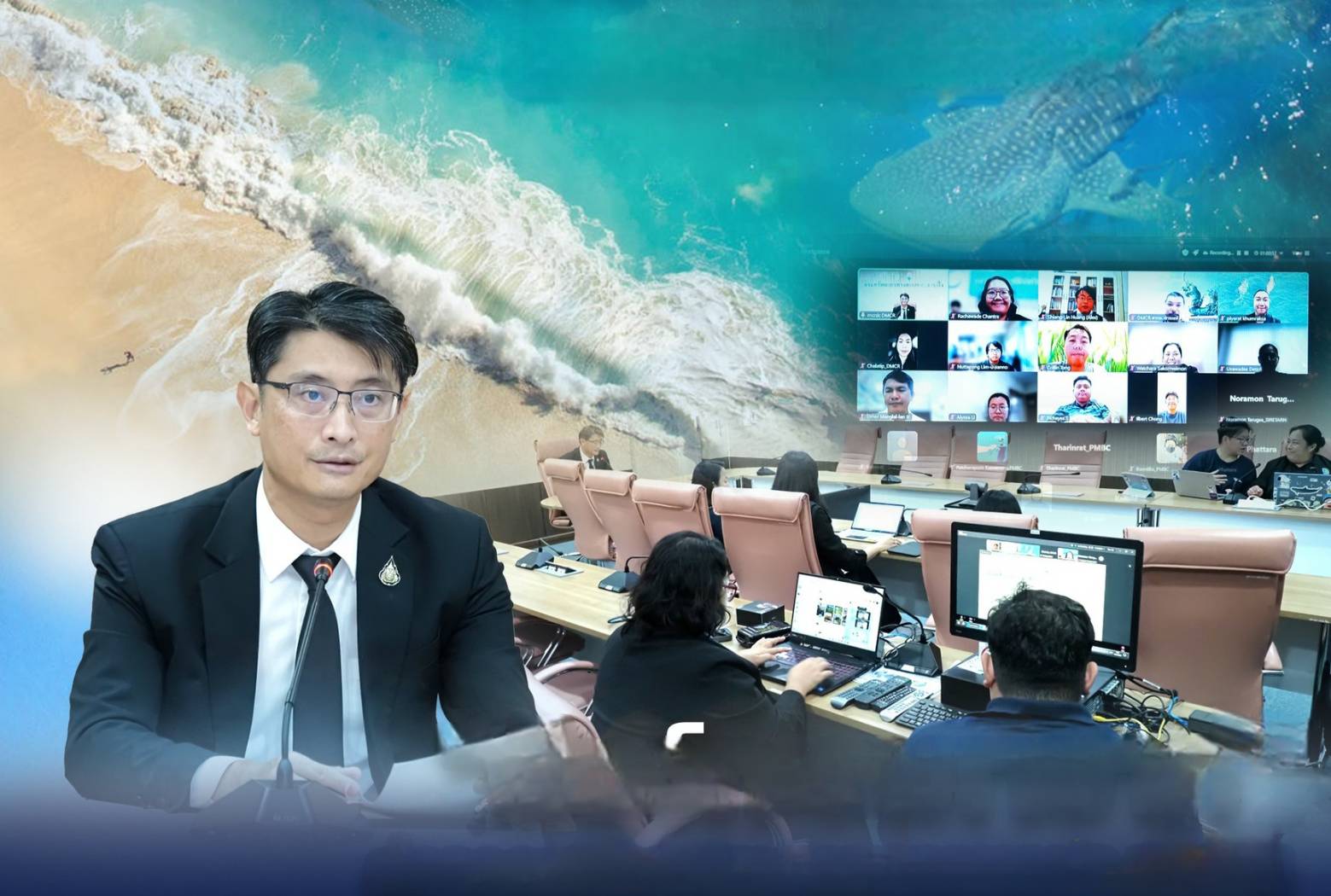 กรมทะเล เจ้าภาพประชุมอาเซียน ยกระดับมาตรฐานการสำรวจ “สัตว์ทะเลหายาก” สู่การอนุรักษ์ข้ามพรมแดนอย่างยั่งยืน