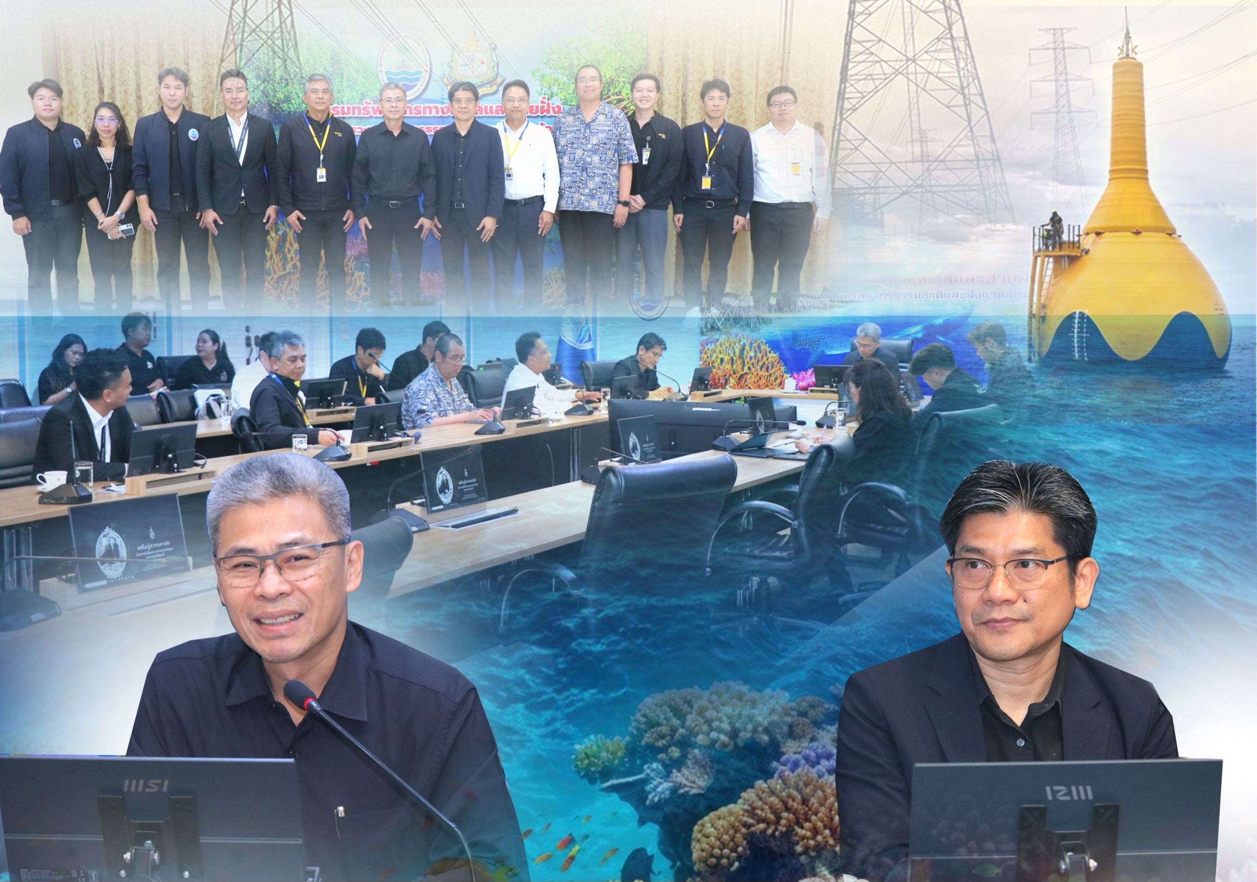 ทช. ผนึก กฟผ. ลุยติดตั้ง “ทุ่นวัดลมนอกชายฝั่ง” ปูทางผลิตไฟฟ้าพลังงานสะอาด