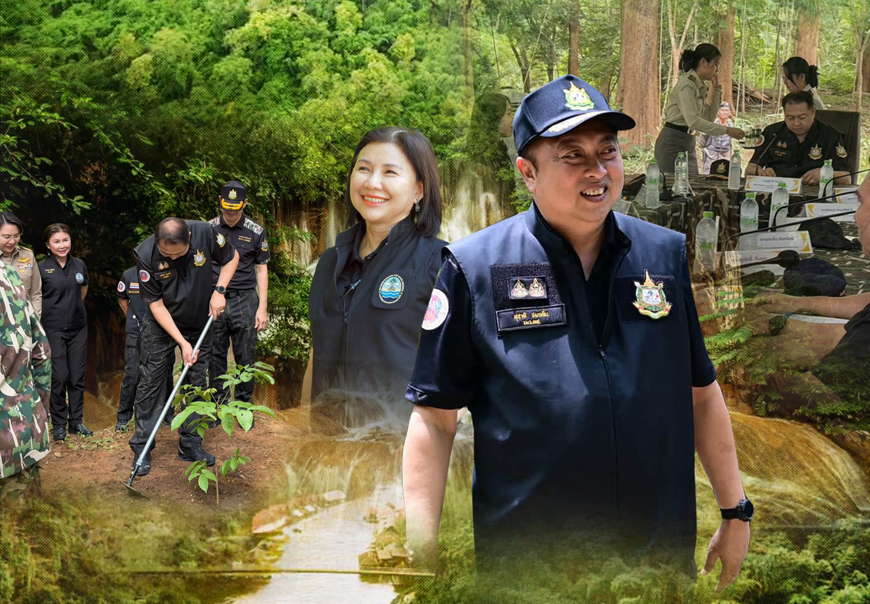 "รองอธิบดี ทช." ร่วมคณะ "รัฐมนตรี สุชาติ" ตรวจราชการในพื้นที่กาญจนบุรี เพื่อติดตามภารกิจช่วยชีวิตลูกช้างป่า พร้อมมอบนโยบายยกระดับการอนุรักษ์สัตว์ป่า